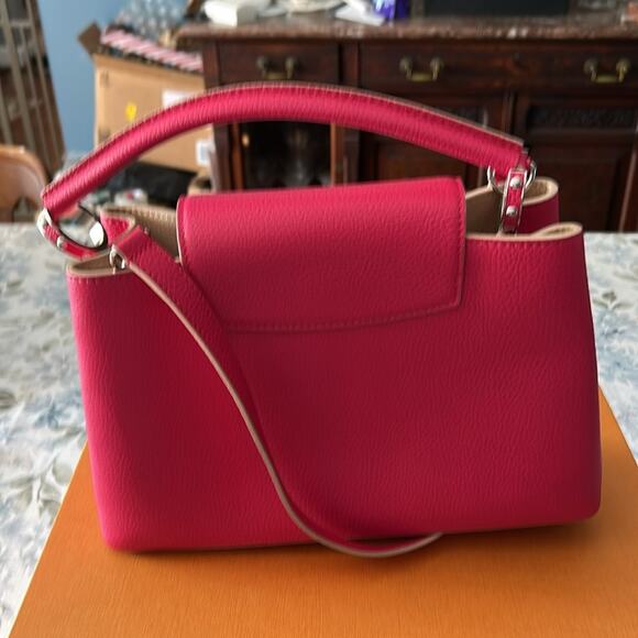 WITH BOX Louis Vuitton $7,000 Pink Capucines Must Have Bag - Picture 5 of 11